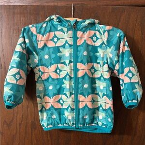 Columbia Kids Jacket - Teal and Peach Floral